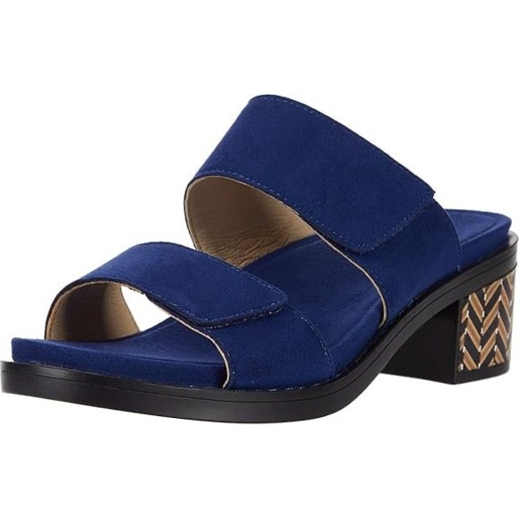 Alegria by PG Lite Shoes - NWOB Alegria Tia Slide Sandal Womens 40 Leather Adjustable Block Heel Comfort